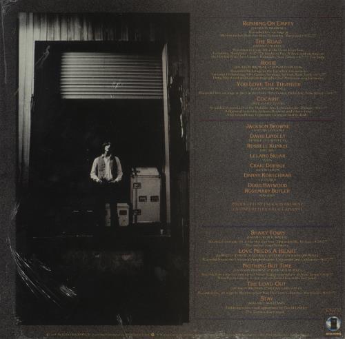 jackson browne running on empty (RARE!!） Jackson Browne – Running On Empty – Vinyl (LP, Album), 1978